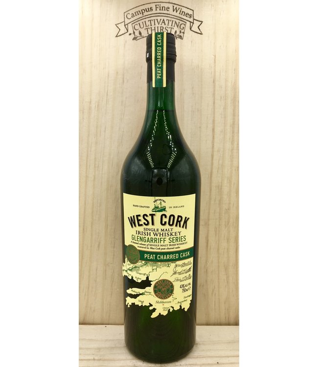 West Cork Glen Garriff Peat Charred Irish Whishkey 750mL