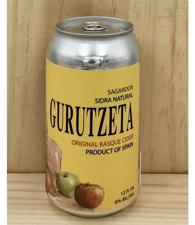 Gurutzeta Sagardoa Basque Cider 12oz can 4pk