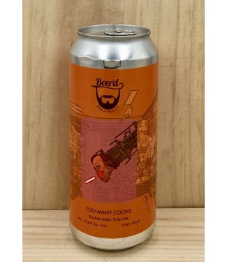 Beer'd Too Many Cooks DIPA 16oz can 4pk