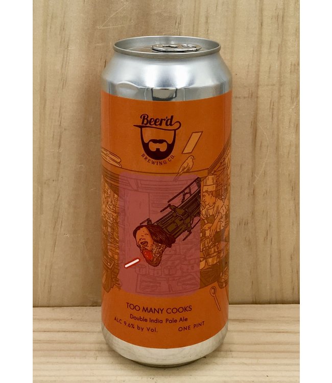 Beer'd Too Many Cooks DIPA 16oz can 4pk