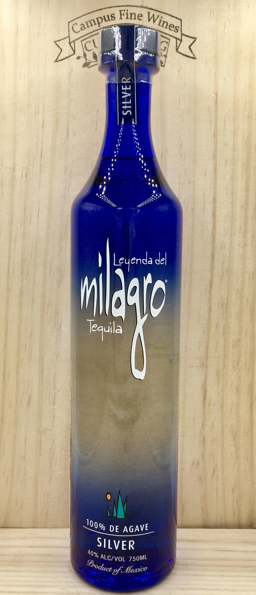 Milagro Silver Tequila 750ml Campus Fine Wines