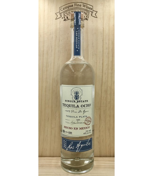 Tequila Ocho Plata 750ml Campus Fine Wines