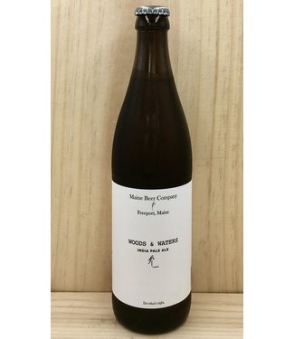 Maine Beer Company Woods & Waters IPA 16.9oz bottle