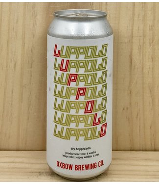 Oxbow Luppolo Italian-style Pilsner 16oz can 4pk