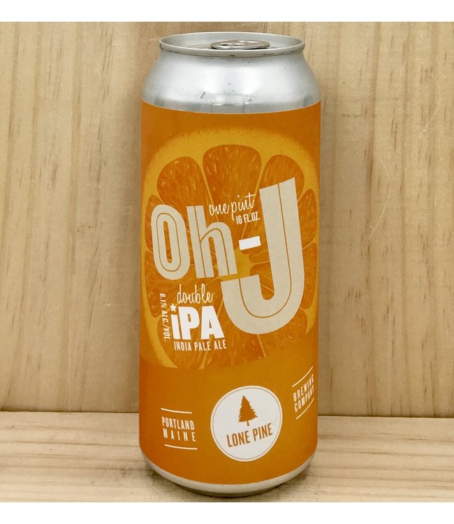 Lone Pine Oh-J DIPA 16oz can 4pk