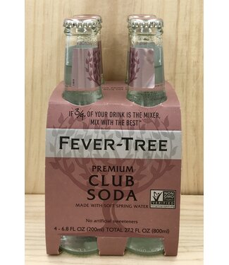 Fever Tree Club Soda 4pk