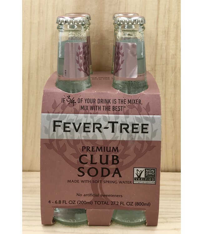Fever Tree Club Soda 4pk