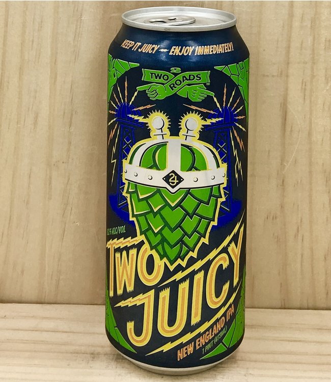Two Roads Two Juicy IPA 16oz can 4pk