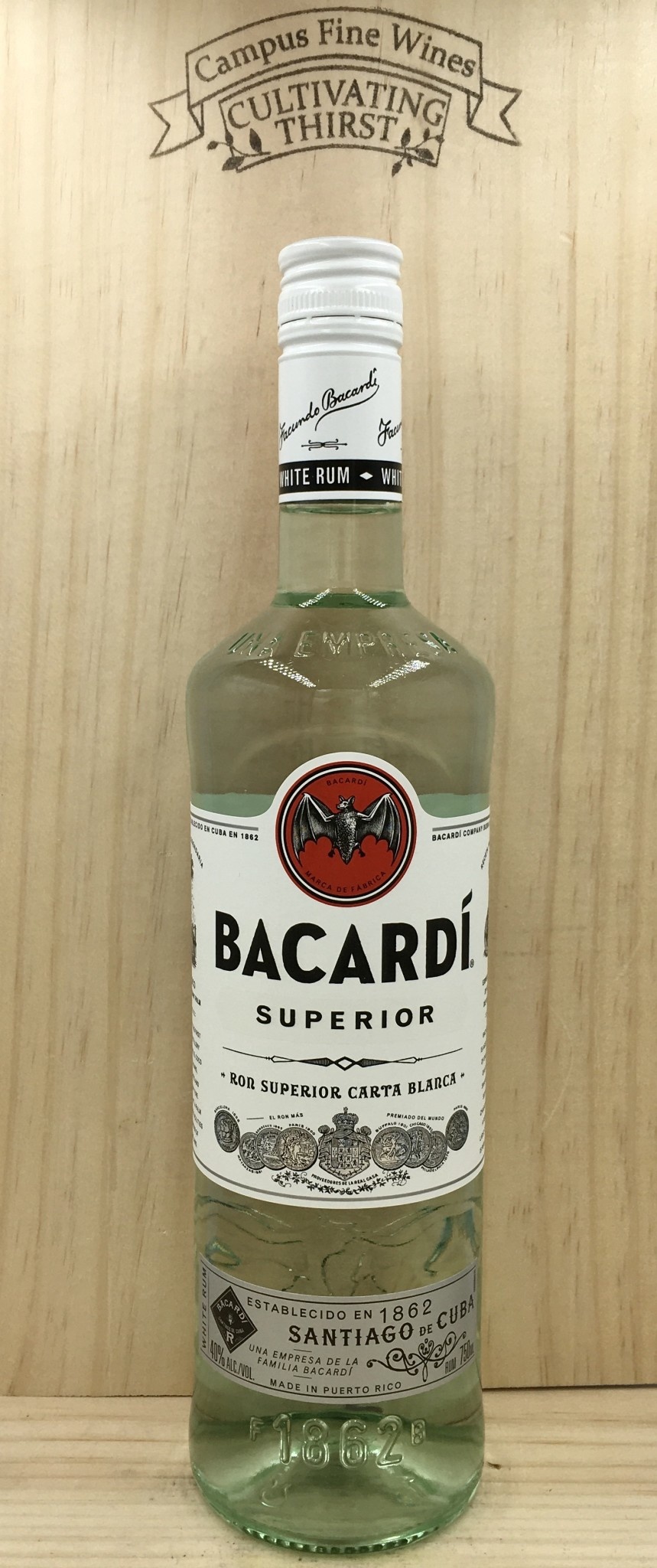 Bacardi Silver 750ml Campus Fine Wines