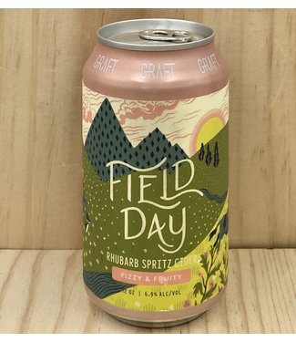 Graft Field Day Rhubarb Spritz Cider 12oz can 4pk