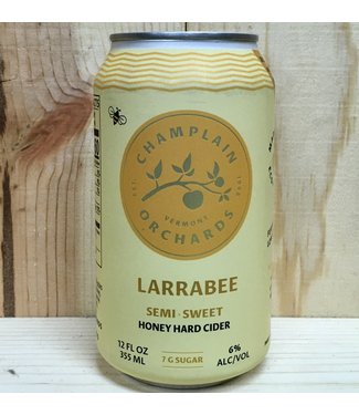 Champlain Larrabee semi-sweet honey cider 12oz can 4pk