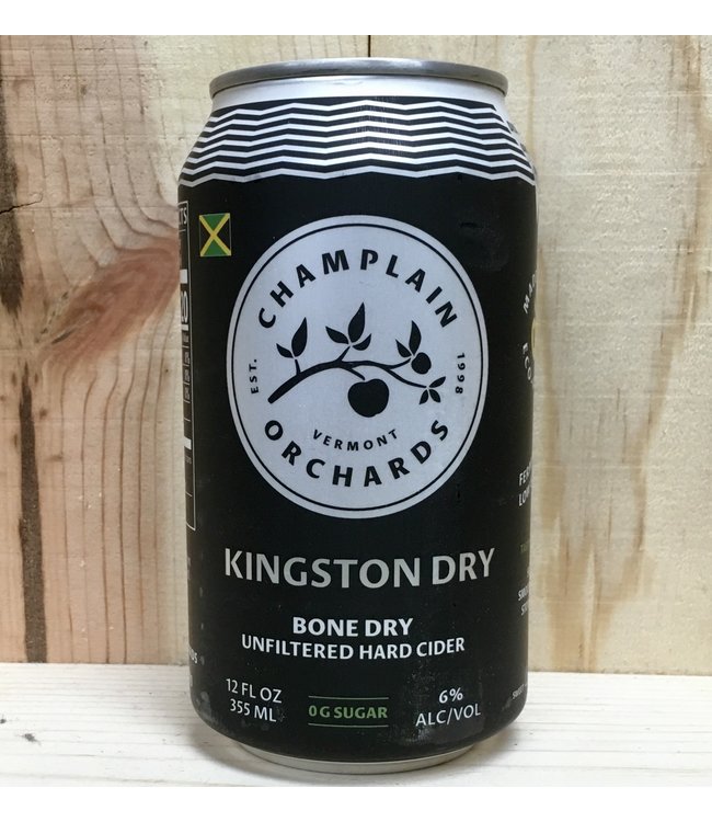 Champlain Kingston Dry cider 12oz can 4pk