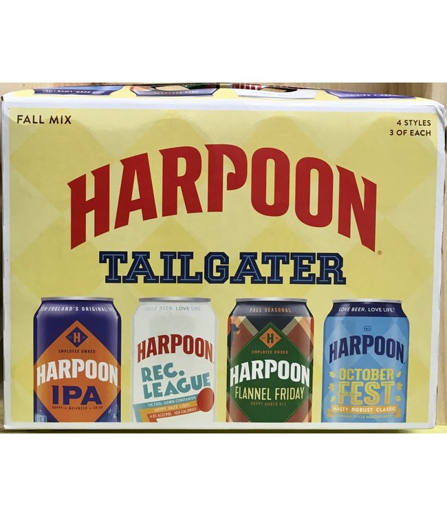 Harpoon Fall Mix Pack variety 12oz can 12pk