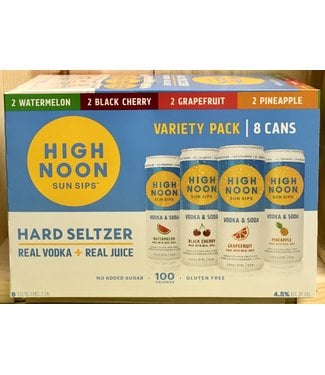 High Noon Hard Seltzer 12oz can variety 8pk