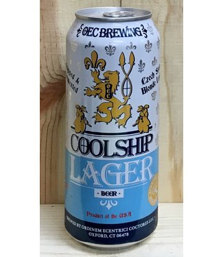 OEC Coolship Lager Czech style blonde 16oz can 4pk
