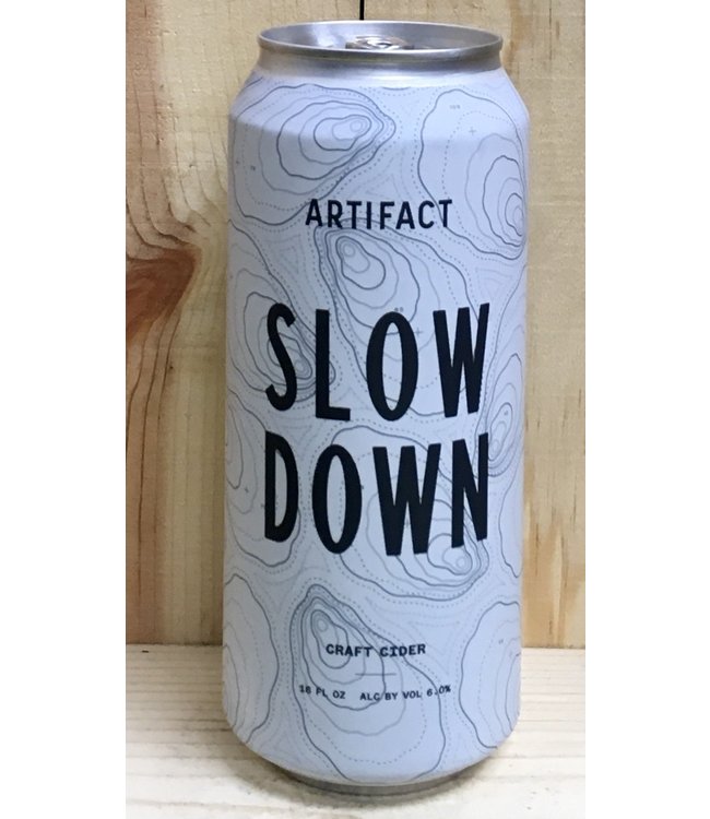 Artifact Slow Down dry cider 16oz can 4pk