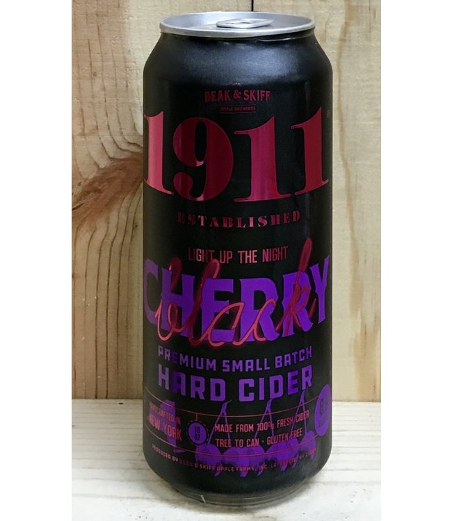 1911 Black Cherry cider 16oz can 4pk