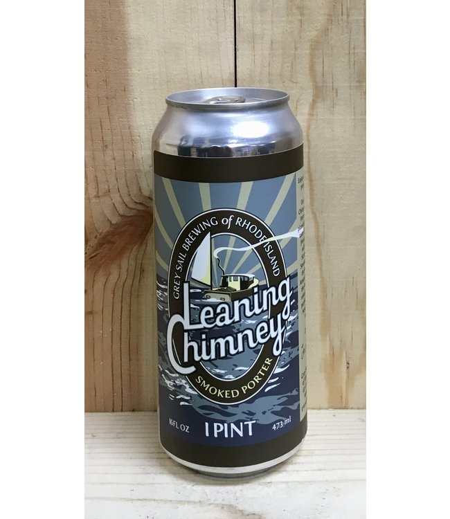 Grey Sail Leaning Chimney smoked porter 12oz can 6pk