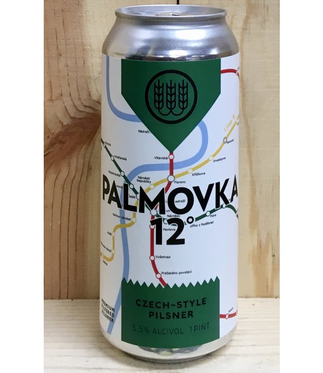 Schilling Palmovka Czech-style Pilsner 16oz can 4pk