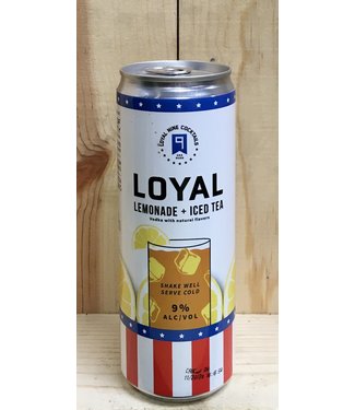 Sons of Liberty Loyal 9 Iced Tea and Lemon 12oz can 4pk