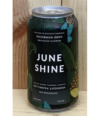 June Shine Midnight Painkiller hard kombucha 12oz can 6pk