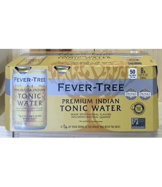 Fever Tree Premium Indian Tonic Water 8pk 150ml Cans