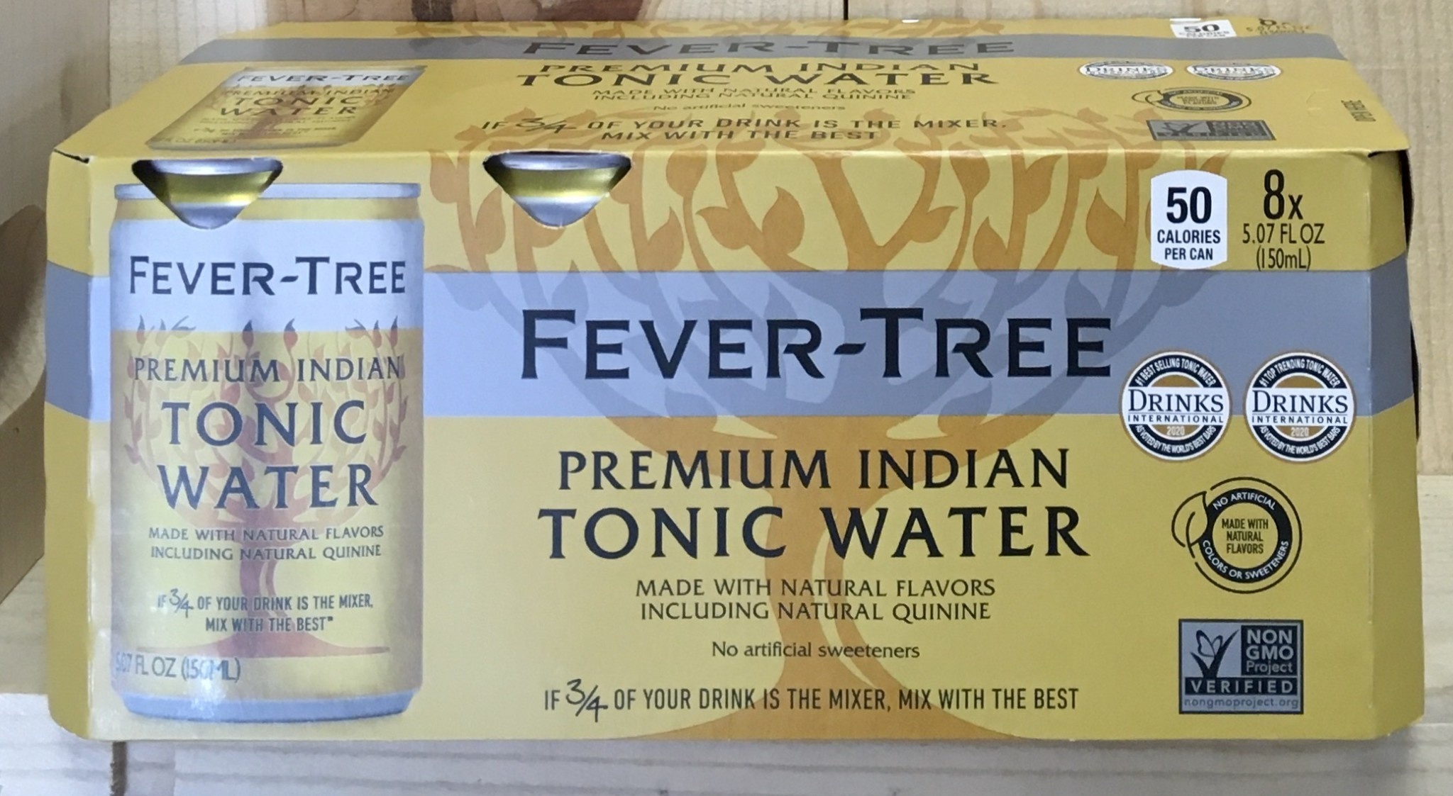 Fever Tree Premium Indian Tonic Water 8pk 150ml Cans - Campus Fine Wines