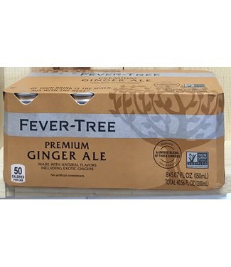 Fever Tree Premium Ginger Ale 8pk 150ml cans