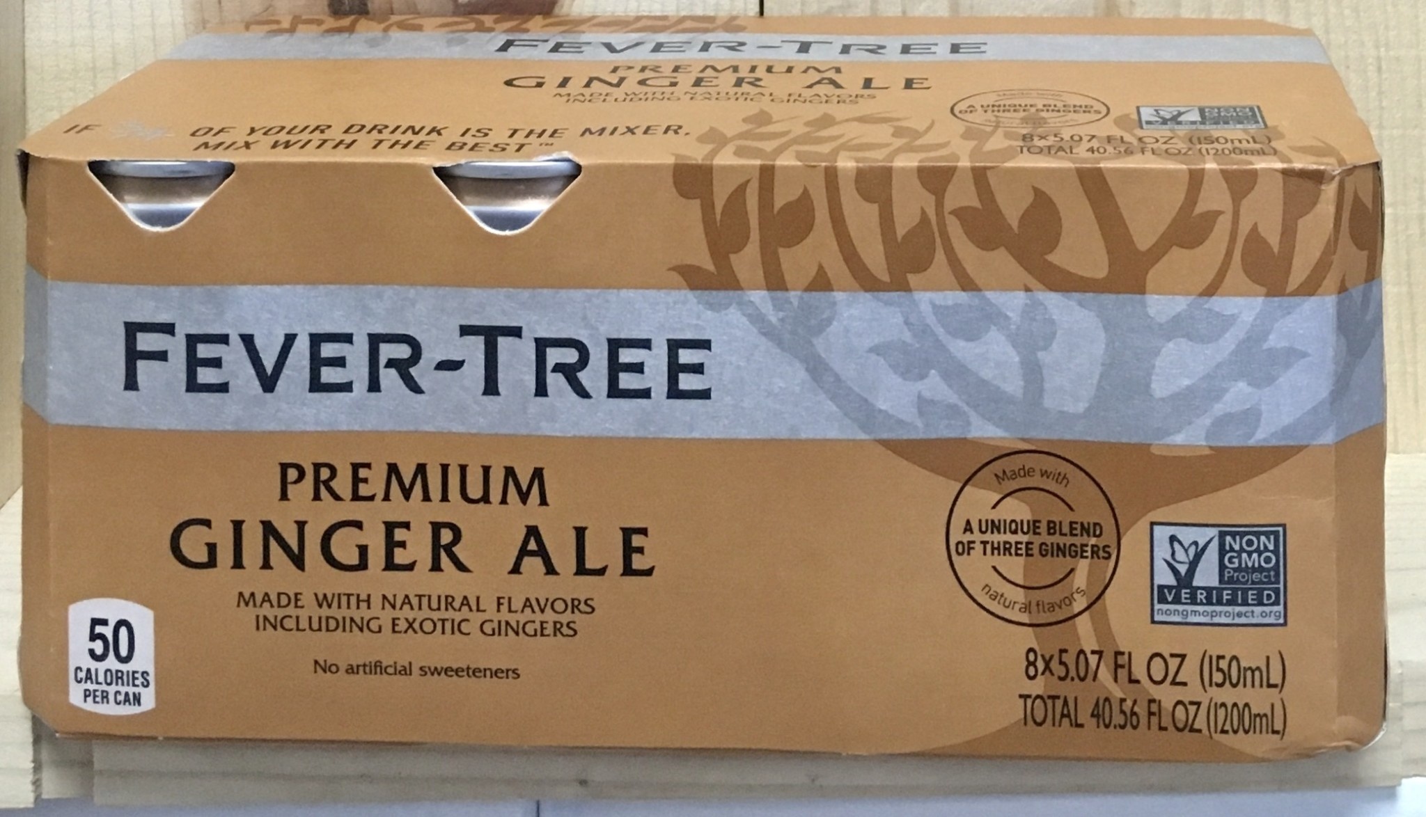 Fever Tree Premium Ginger Ale 8pk 150ml cans - Campus Fine Wines 