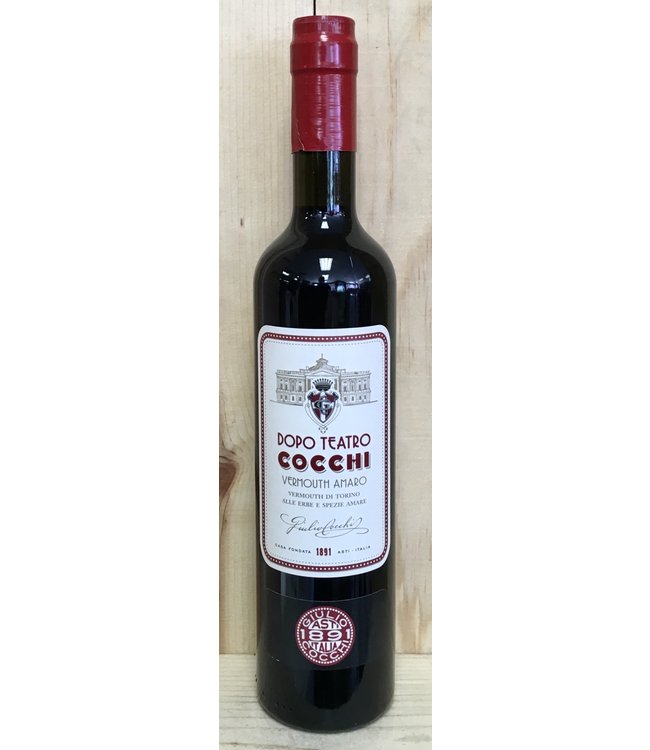 Cocchi Dopo Teatro Vermouth Amaro 500ml bottle