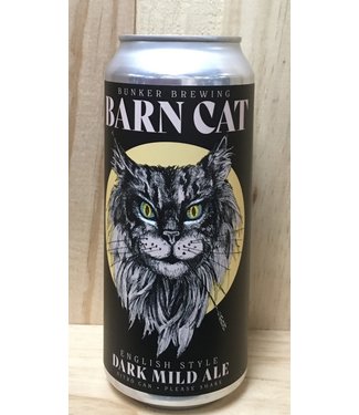 Bunker Barn Cat English-style Dark Mild Ale 16oz can 4pk