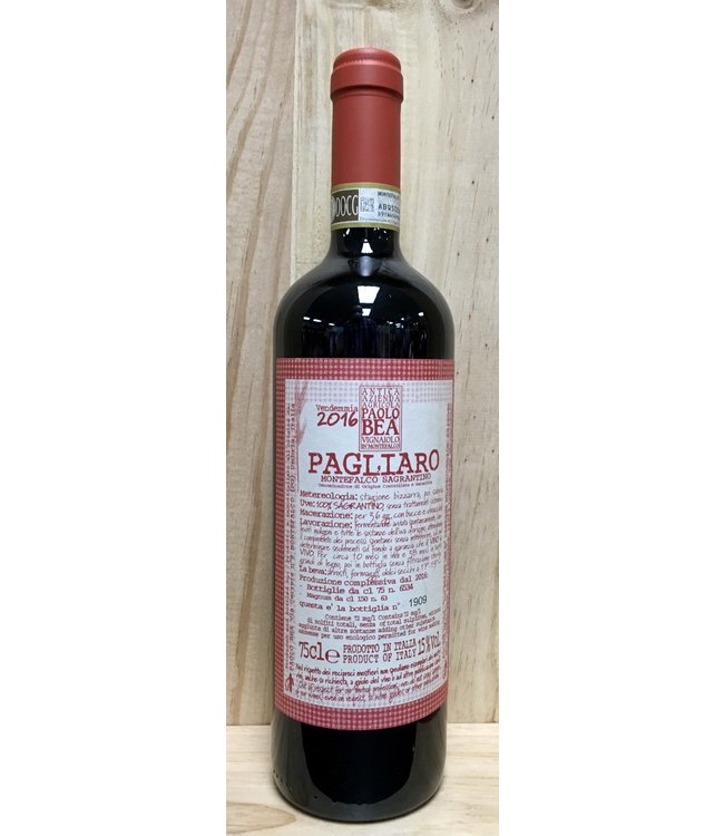 Paolo Bea Sagrantino di Montefalco Pagliaro 2019