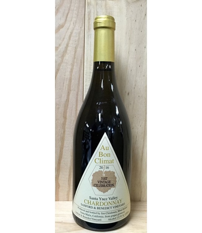 Au Bon Climat Santa Ynez Valley Chardonnay Sanford & Benedict Vyd 2016