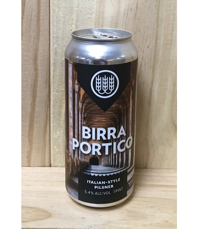 Schilling Birra Portico Italian-style Pilsner 16oz can 4pk