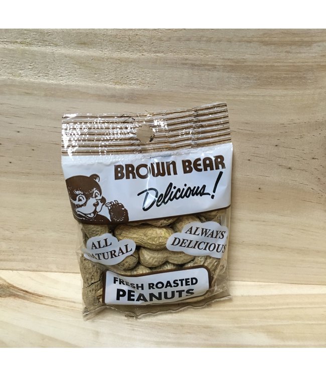 Brown Bear Roasted in Shell Peanuts 1.75oz