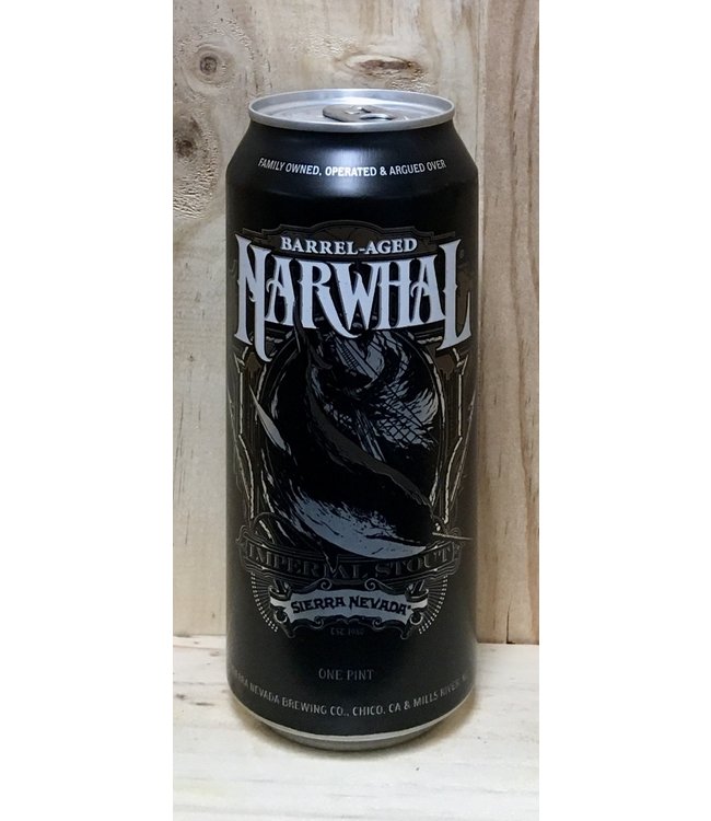 Sierra Nevada Barrel-Aged Narwhal stout 16oz can 4pk