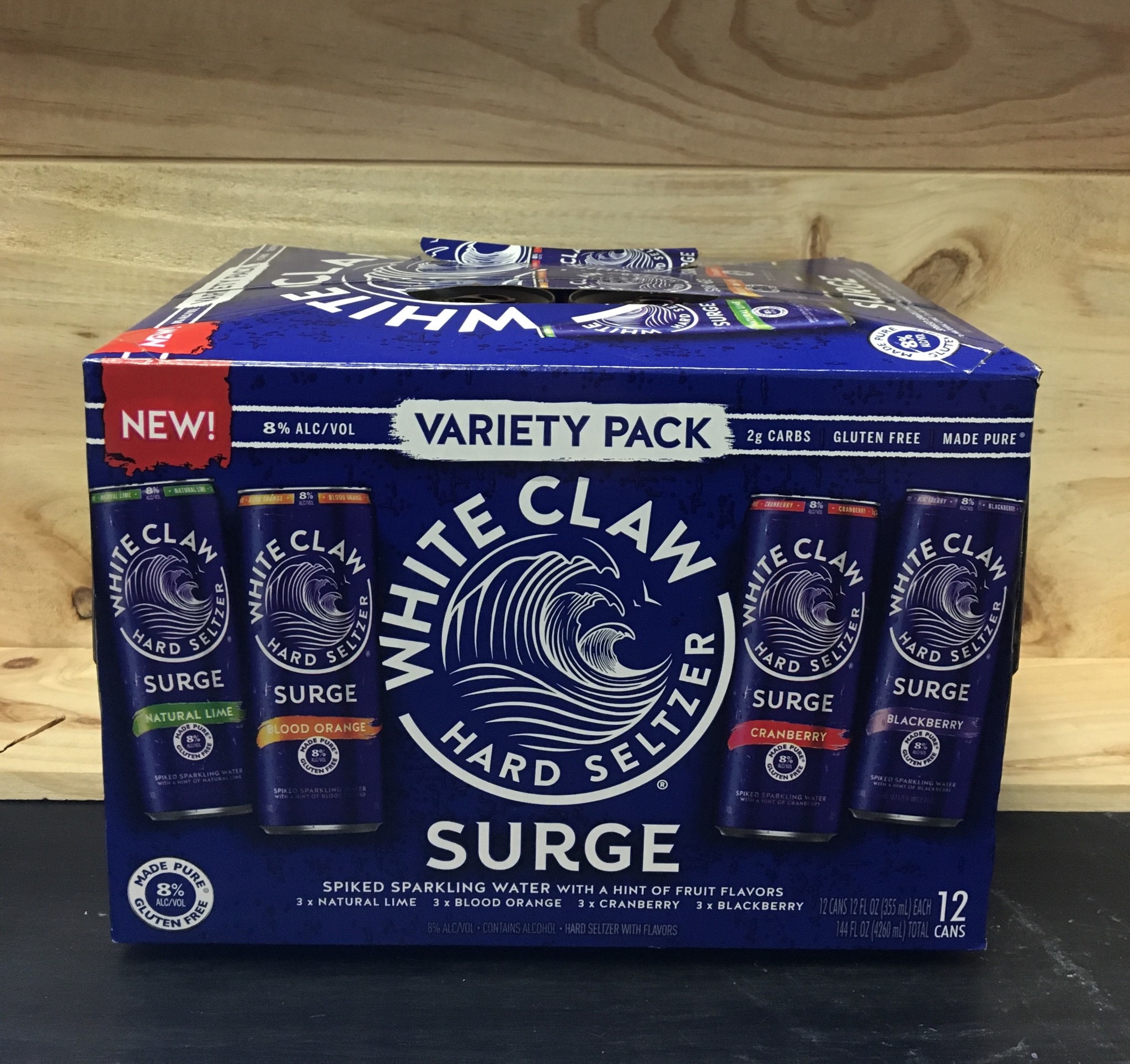 White Claw Surge 12oz can variety 12pk - Campus Fine Wines