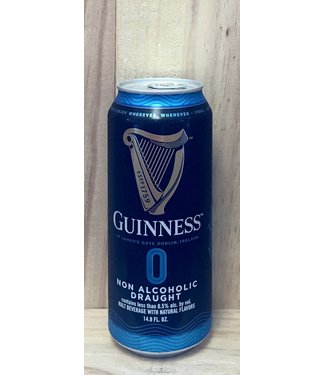 Guinness 0 Non-Alcoholic draught stout 14.9oz can 4pk