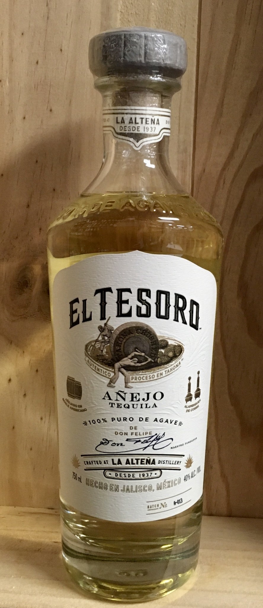 El Tesoro Anejo Tequila 750ml Campus Fine Wines
