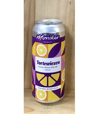 Moniker Tortewiezen Berliner-Weisse style ale 16oz can 4pk