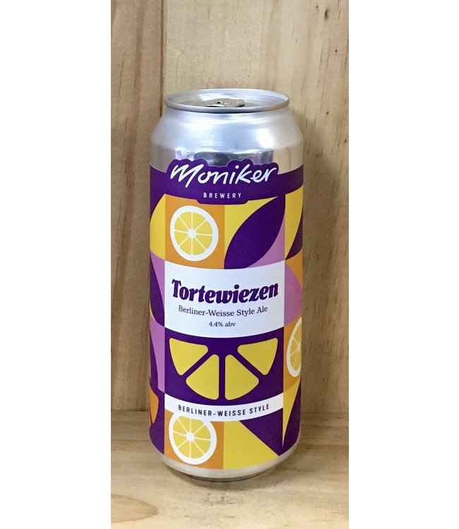 Moniker Tortewiezen Berliner-Weisse style ale 16oz can 4pk