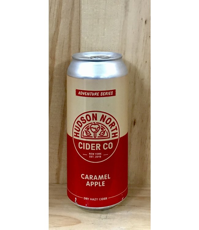 Hudson North Caramel Apple cider 16oz can 4pk