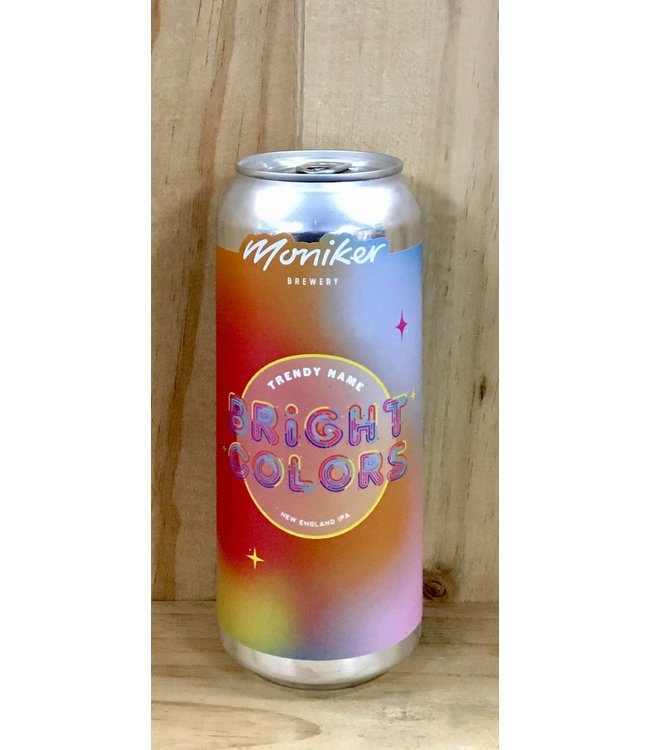 Moniker Trendy Name Bright Colors NEIPA 16oz can 4pk