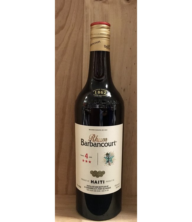 Barbancourt Rum 4Yr 750ml - Campus Fine Wines