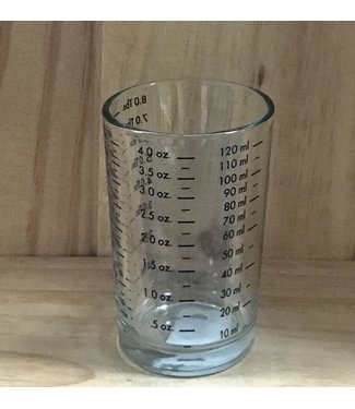 Professional Measuring Glass Jigger 4oz - Campus Fine Wines