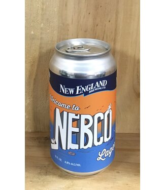 New England Brewing Company NEBCO Lager 12oz can 6pk