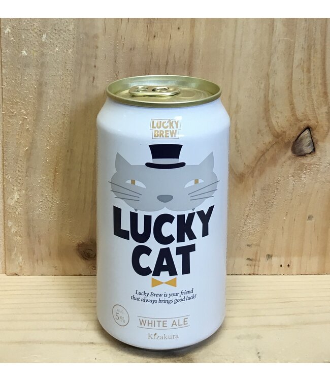 Kizakura Lucky Cat White ale 12oz can single