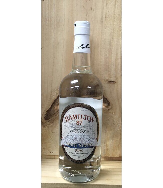 Hamilton 87 White 'Stache  Rum 1lt