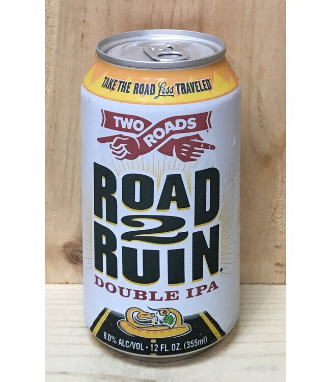 Two Roads Road 2 Ruin DIPA 12oz can 12pk