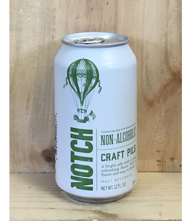 Notch Non-Alchoholic Craft Pilsner 12oz can 6pk
